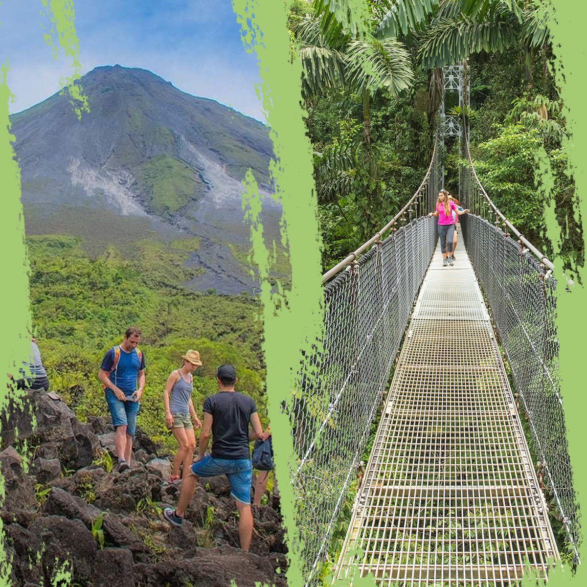 Volcano Hike, Lunch, Mistico Hanging Bridges & Hot River — combo tour in La Fortuna, Costa Rica
